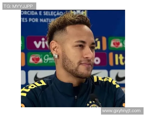 足球明星内马尔的油画艺术魅力与球场风采的完美结合